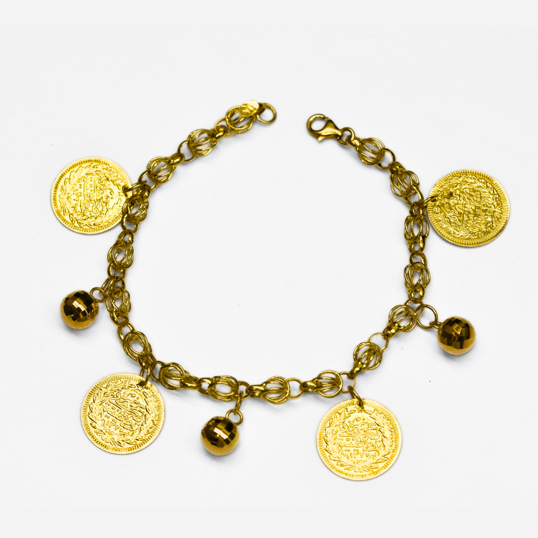 Picture of Lira Charm Gold Bracelet